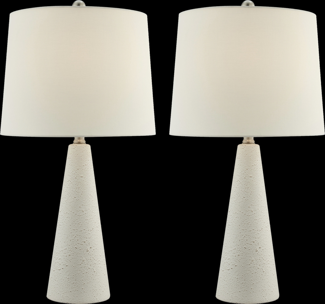Varn Lane White Table Lamps, Set of 2 - Thumbnail - Image 1