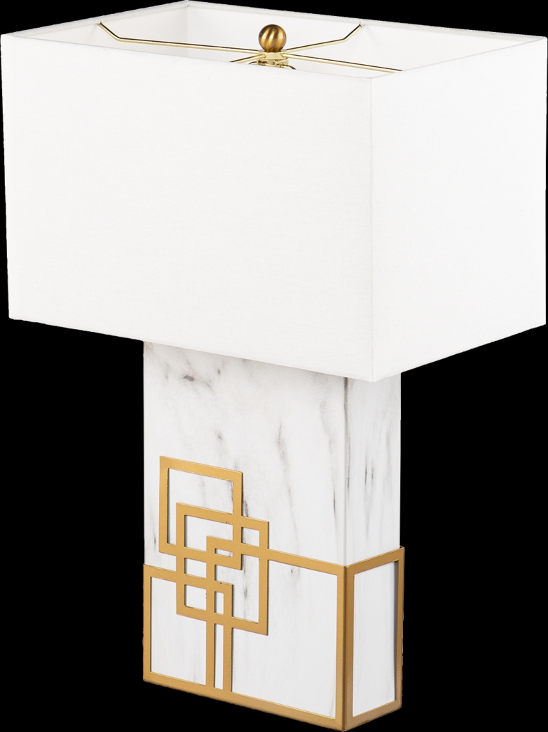 Varnell White Table Lamp - Thumbnail - Image 2