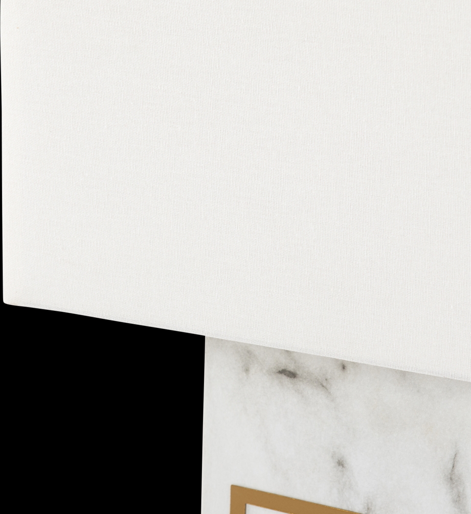 Varnell White Table Lamp - Thumbnail - Image 3