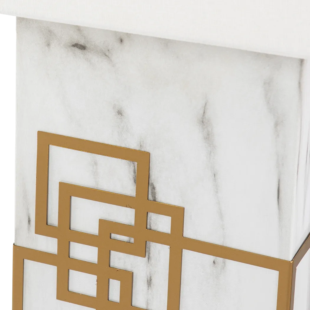 Varnell White Table Lamp - Image 5