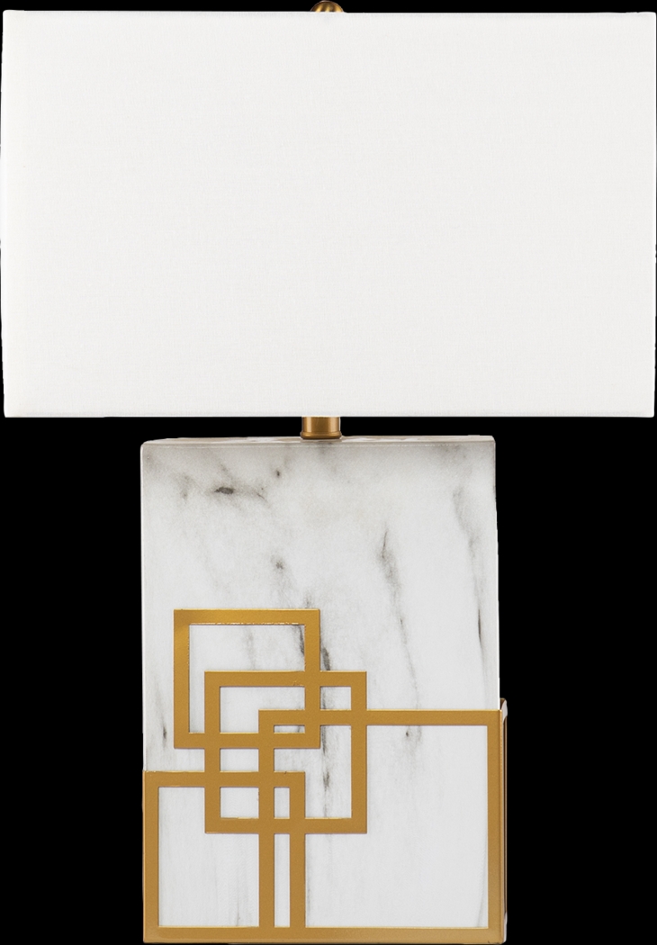 Varnell White Table Lamp - Thumbnail - Image 1