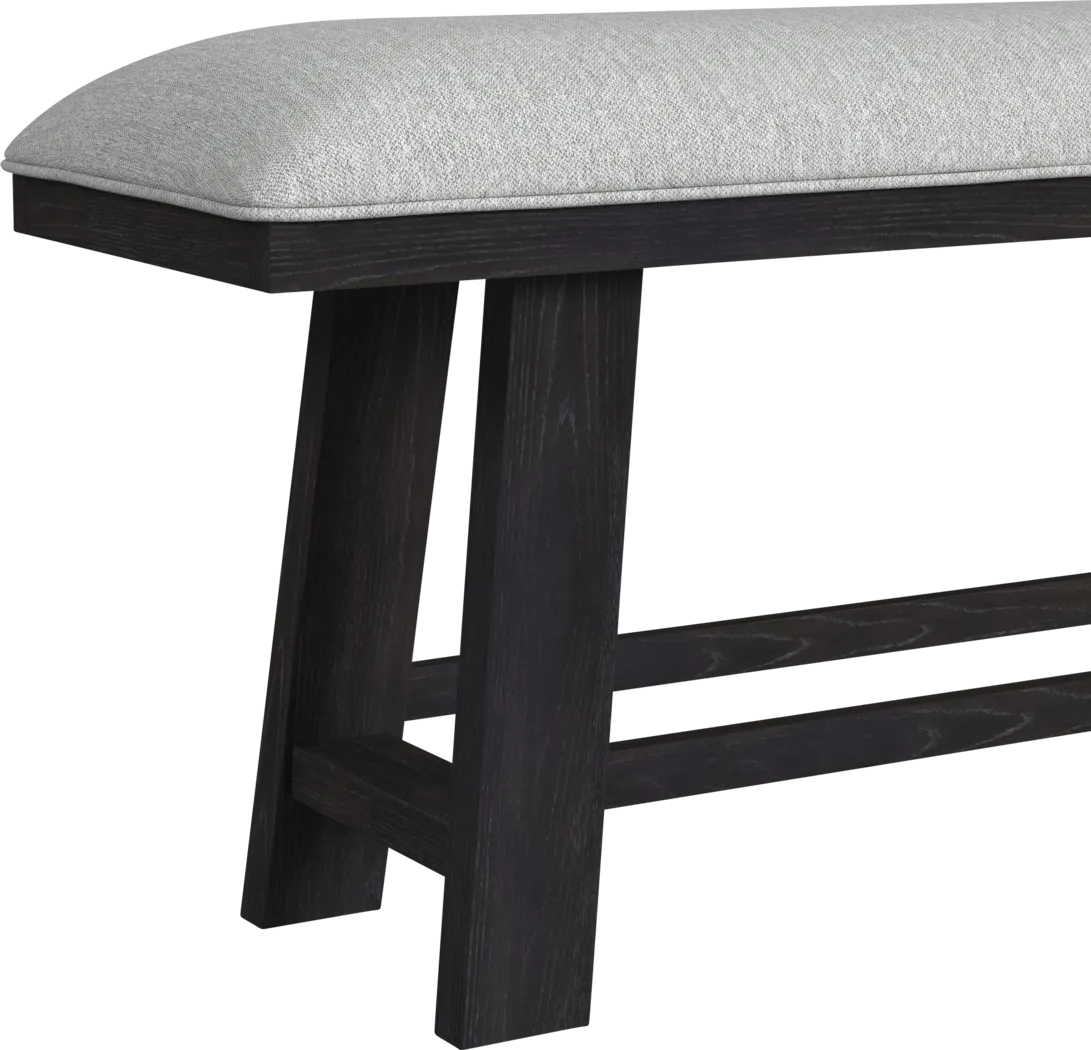 Varos Gray Counter Height Bench - Thumbnail - Image 4