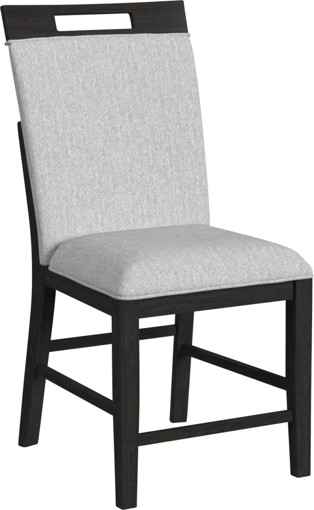 Varos Gray Side Chair - Thumbnail - Image 1
