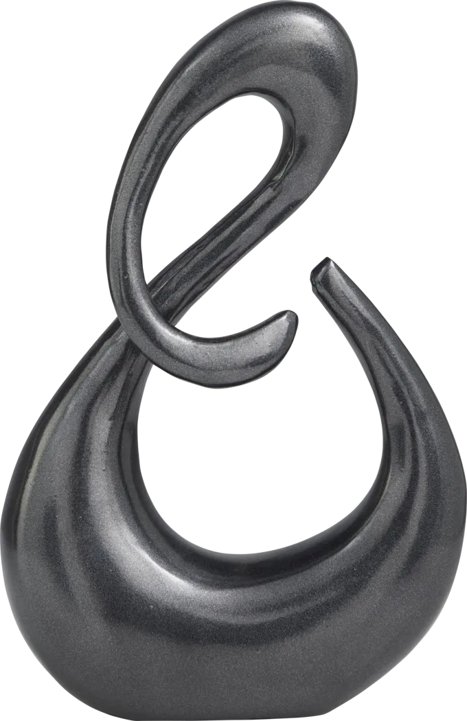 Varsem Dark Gray Sculpture - Thumbnail - Image 4