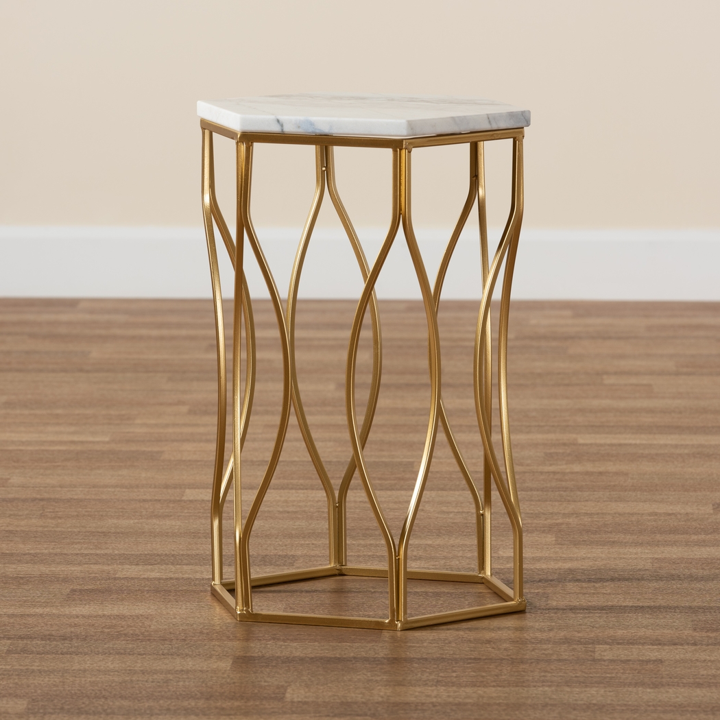Vasend White End Table - Thumbnail - Image 5