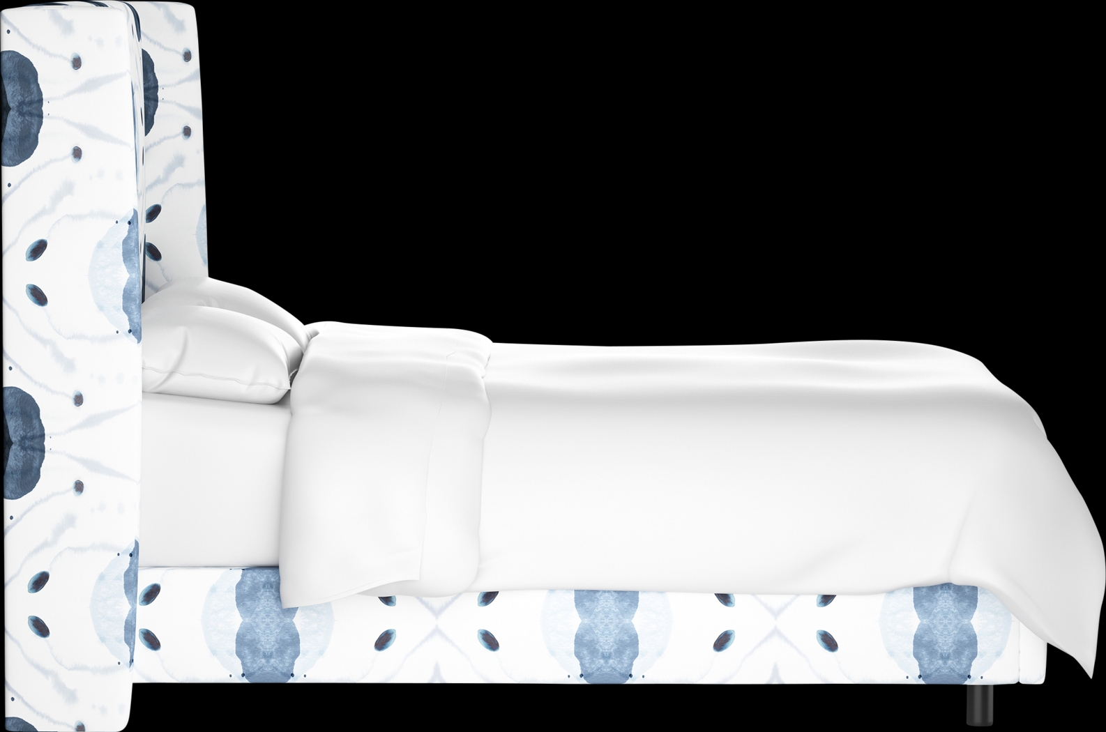 Vashti Blue King Upholstered Bed - Thumbnail - Image 3