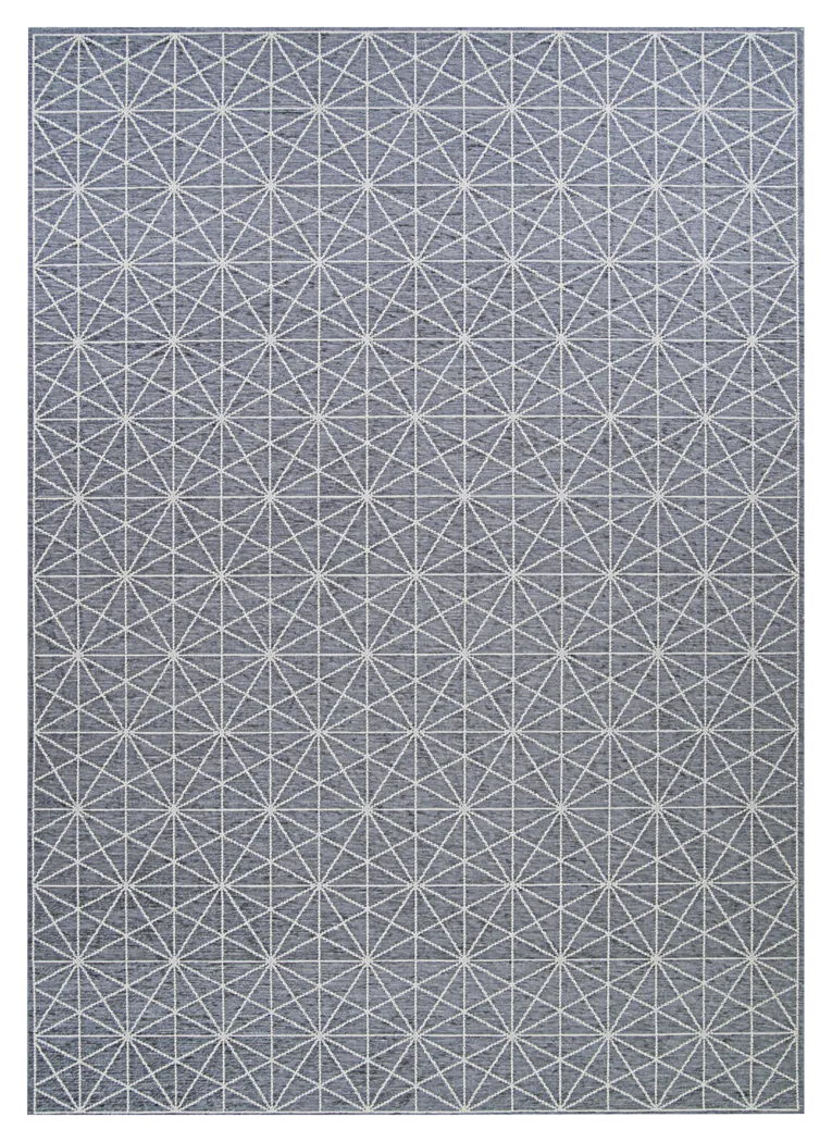 Vast Galaxy Gray 7'7 x 10'9 Indoor/Outdoor Rug - Thumbnail - Image 1