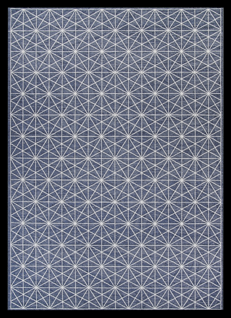 Vast Galaxy Ink 6'4 x 9'6 Indoor/Outdoor Rug - Thumbnail - Image 1