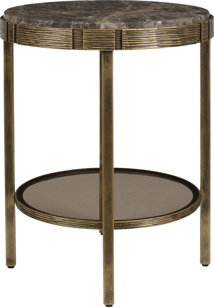 Vaten Brown Accent Table - Thumbnail - Image 5
