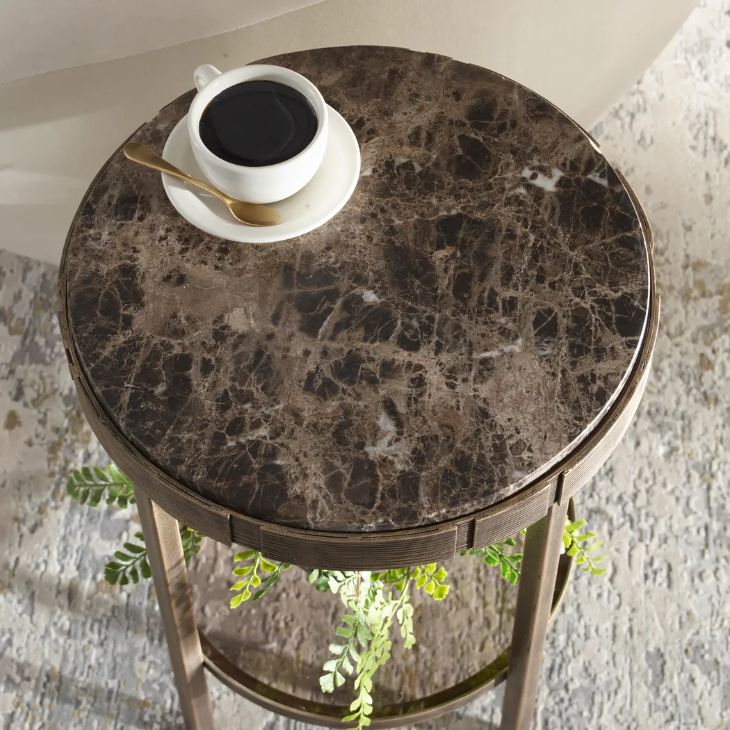 Vaten Brown Accent Table - Thumbnail - Image 6