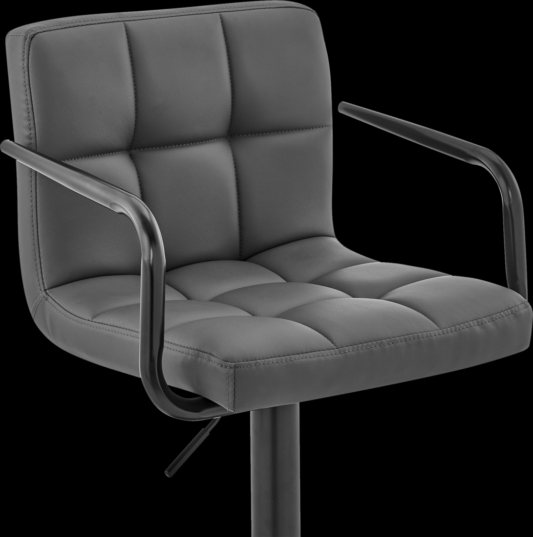 Vauthier Gray Bar Stool - Thumbnail - Image 7