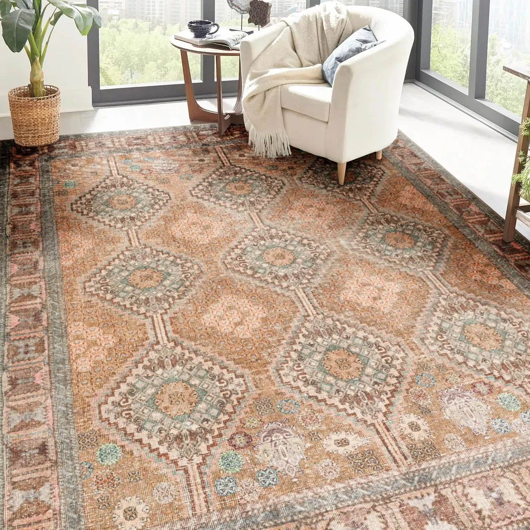 Vauxnet Beige 5' x 7'6 Rug - Thumbnail - Image 2