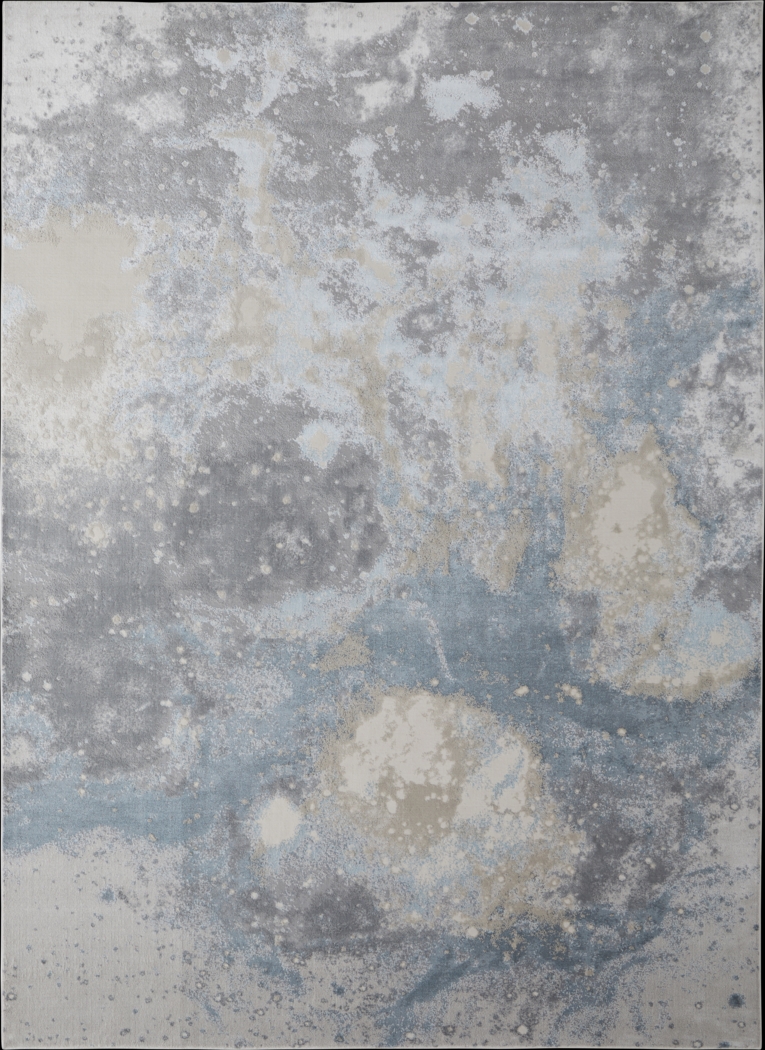 Vaves Blue 6'7 x 9'6 Rug - Thumbnail - Image 1