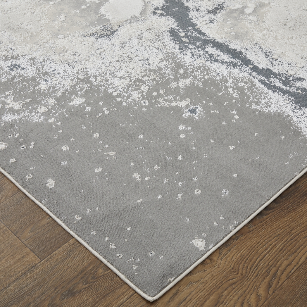 Vaves Gray 2'10 x 7'10 Runner Rug - Thumbnail - Image 6