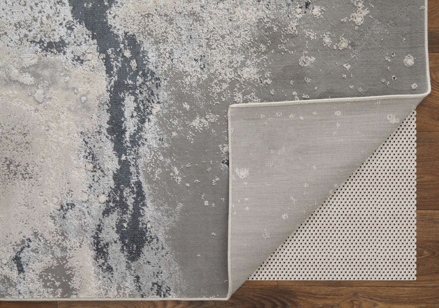 Vaves Gray 6'7 x 9'6 Rug - Thumbnail - Image 3