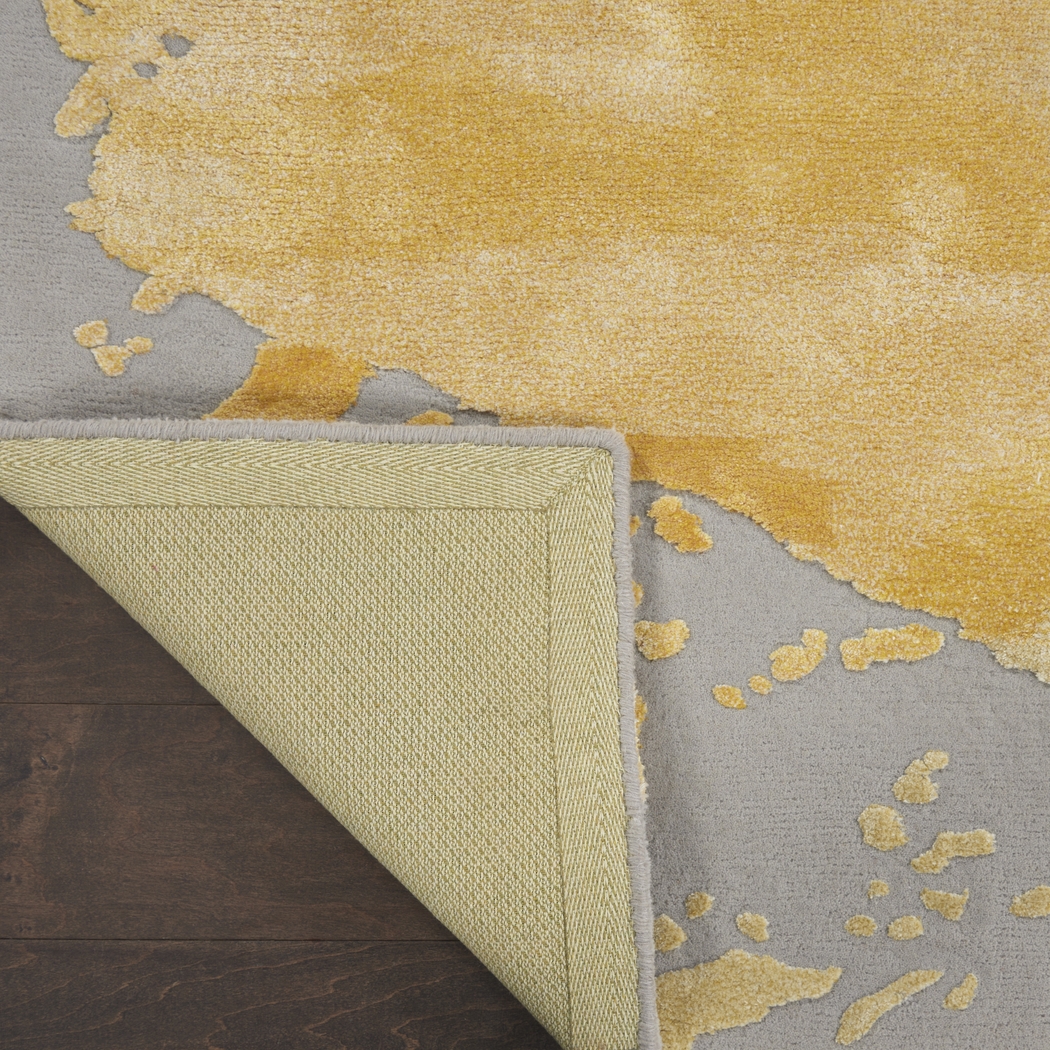 Vawix Gray/Gold 5'6 x 7'5 Rug - Thumbnail - Image 4