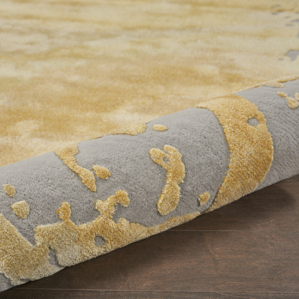 Vawix Gray/Gold 5'6 x 7'5 Rug - Thumbnail - Image 9