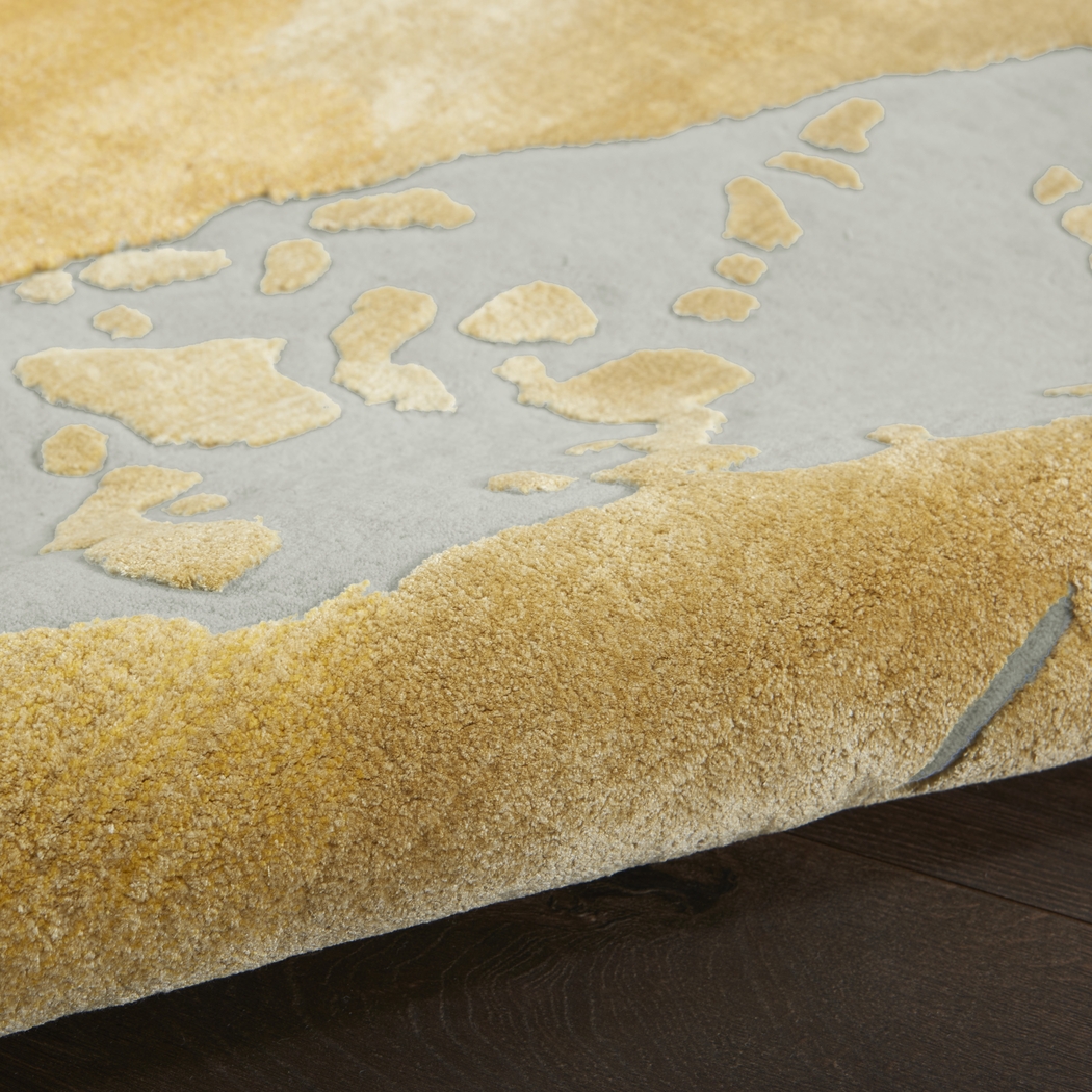 Vawix Gray/Gold 7'9 x 9'9 Rug - Thumbnail - Image 9