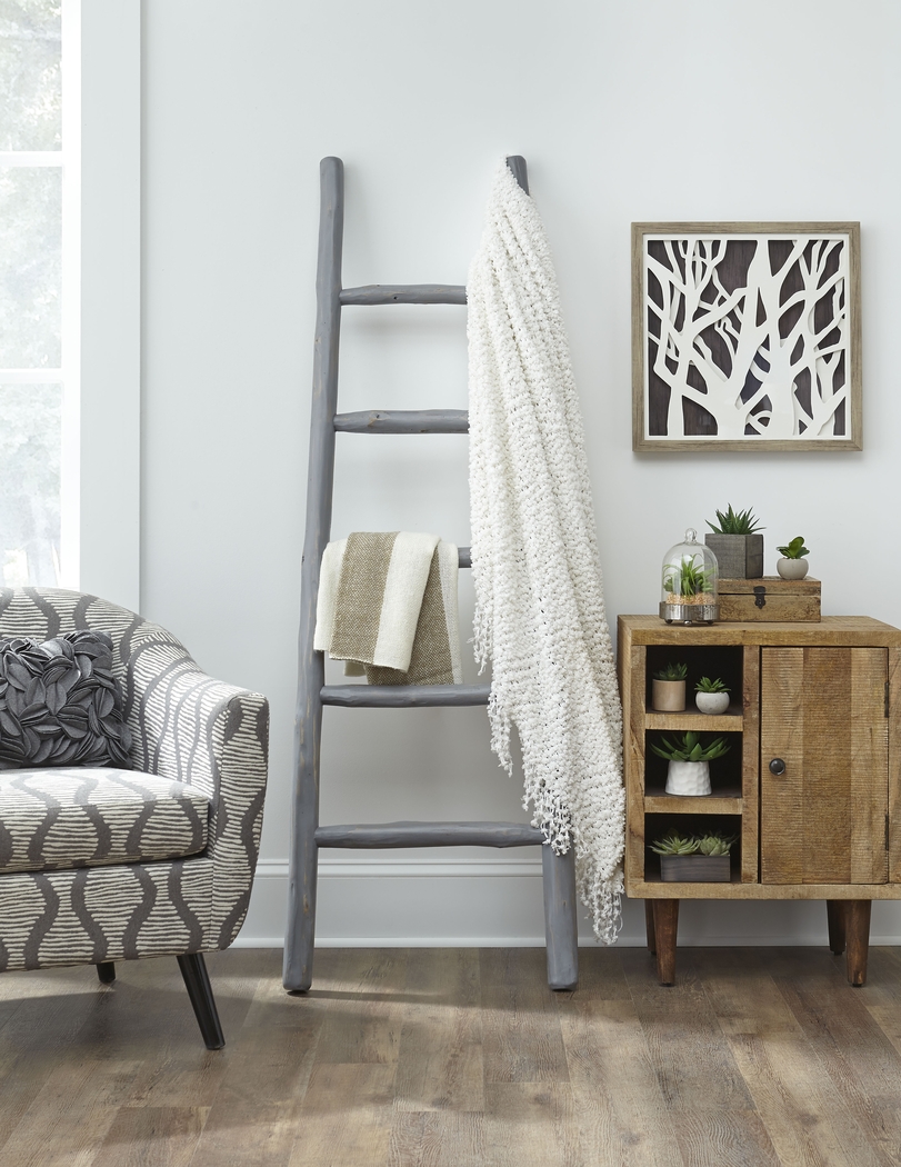 Vawter Gray Decorative Ladder - Thumbnail - Image 2