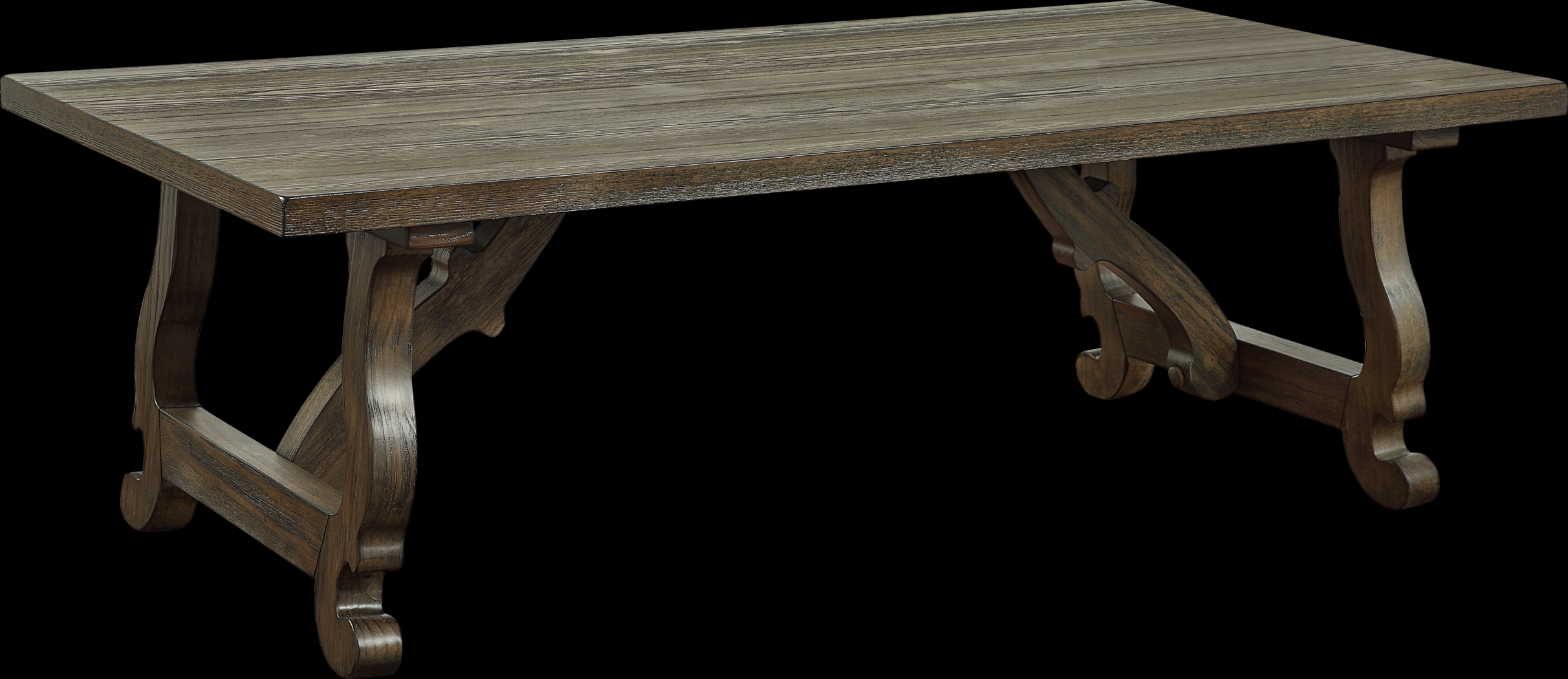 Vayview Brown Cocktail Table - Thumbnail - Image 1