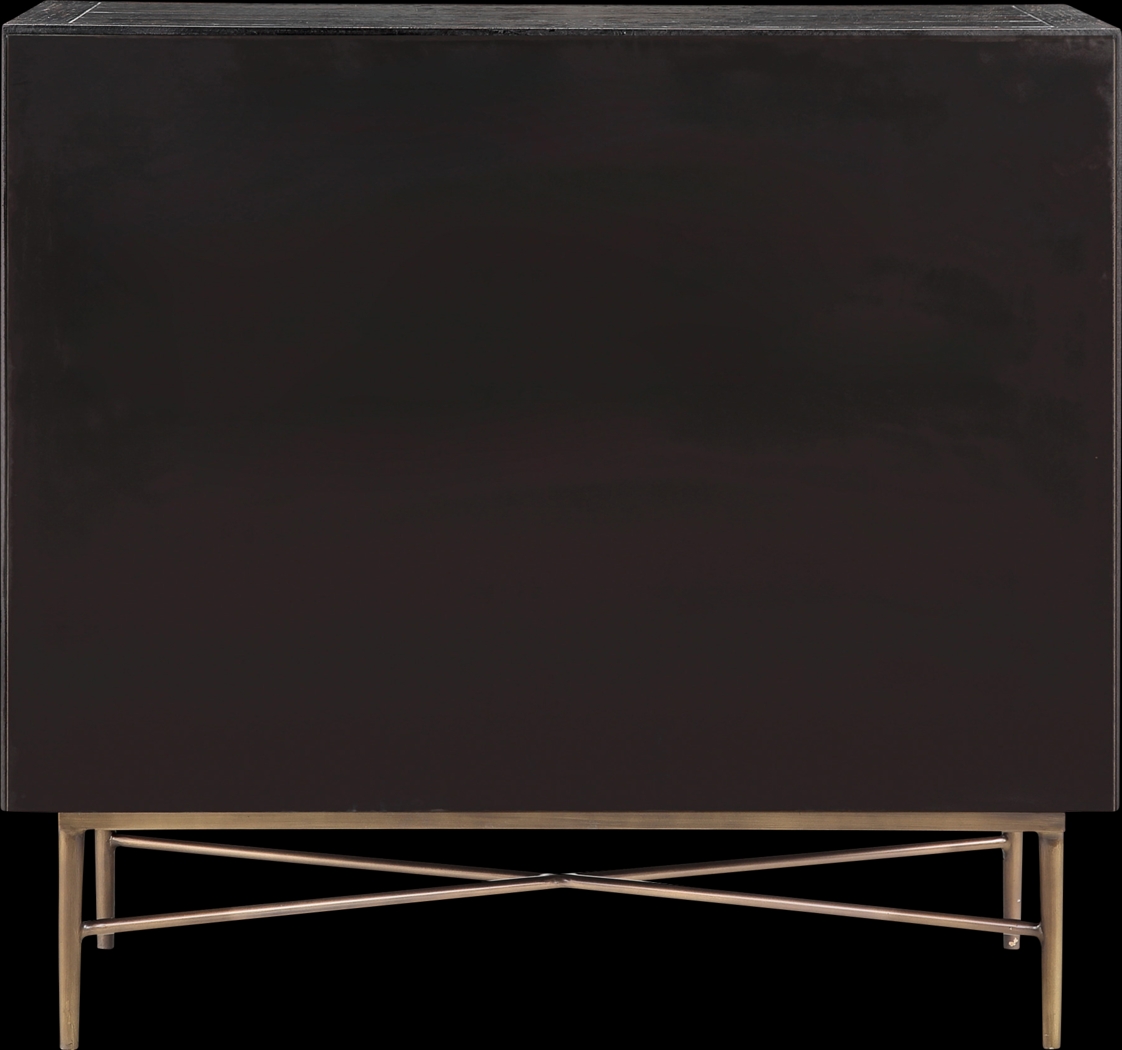 Veazey Black Accent Cabinet - Thumbnail - Image 4