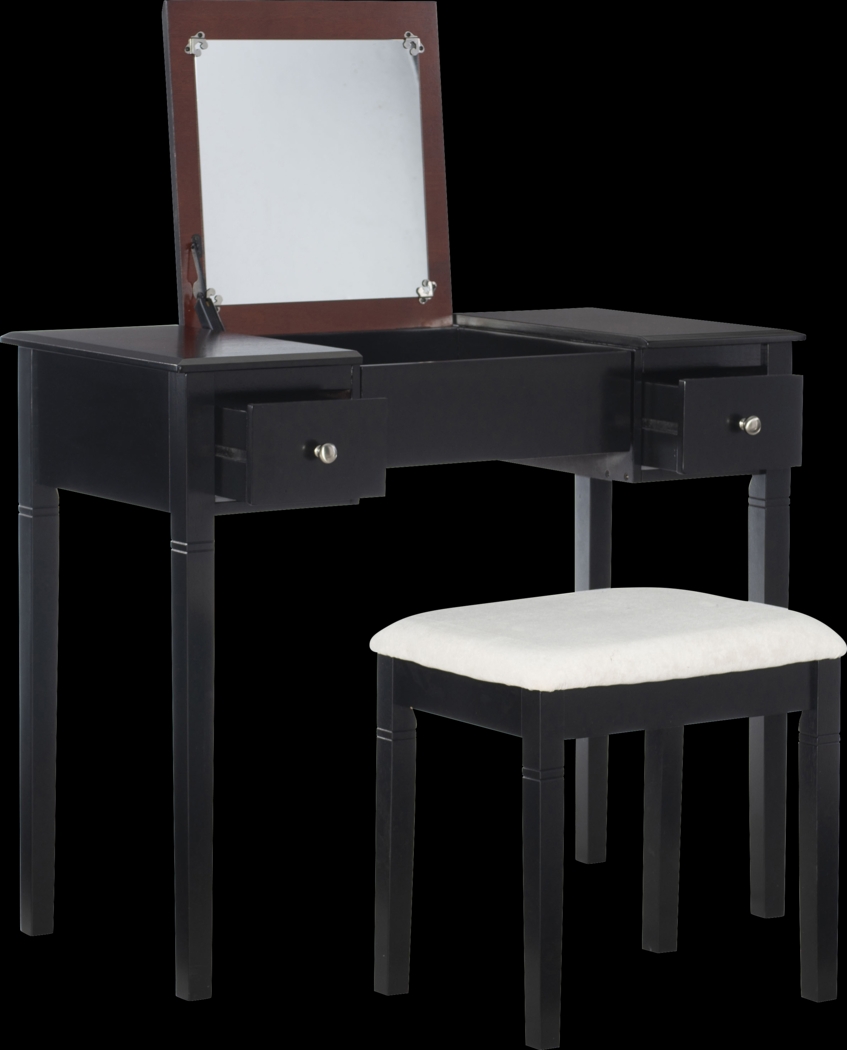 Veazey Black Vanity Set - Thumbnail - Image 16