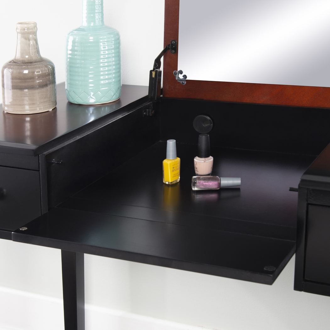 Veazey Black Vanity Set - Thumbnail - Image 6