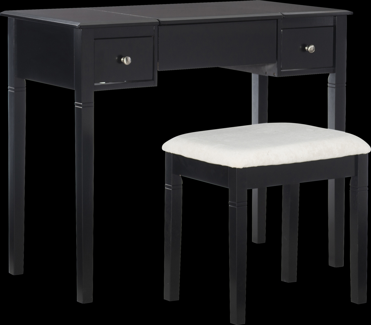 Veazey Black Vanity Set - Thumbnail - Image 1