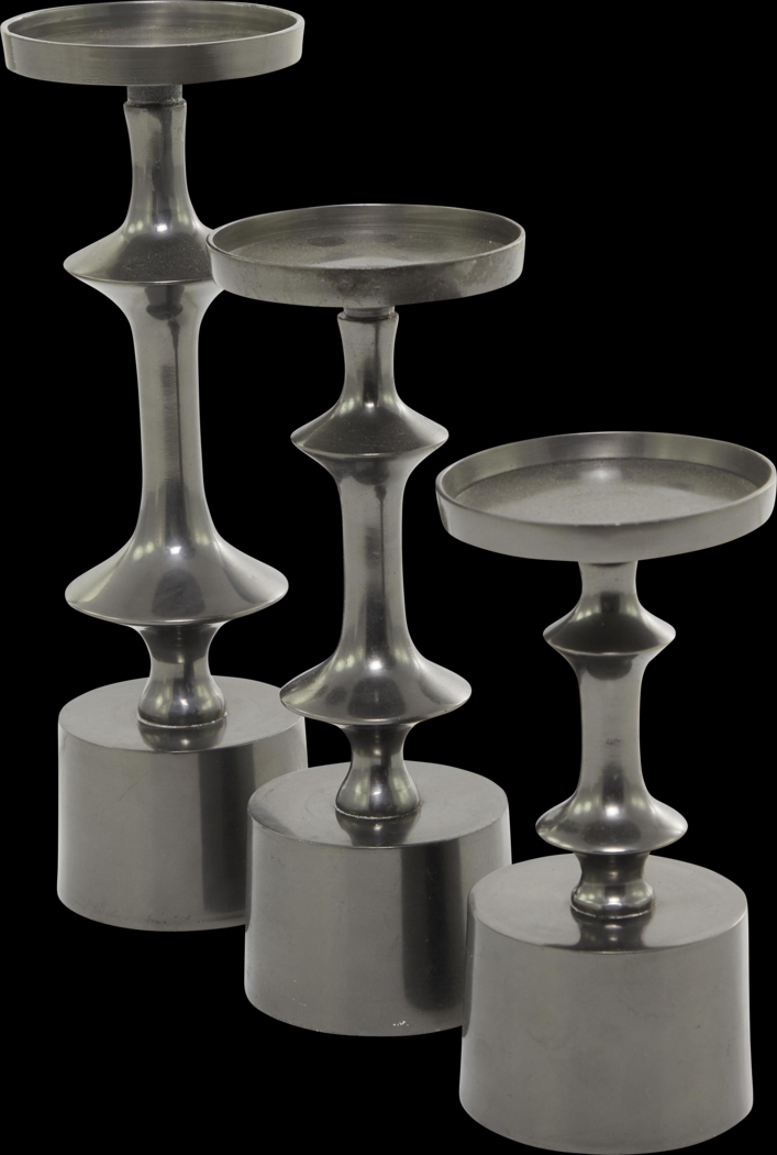 Vebius Black Candle Holder, Set of 3 - Thumbnail - Image 4