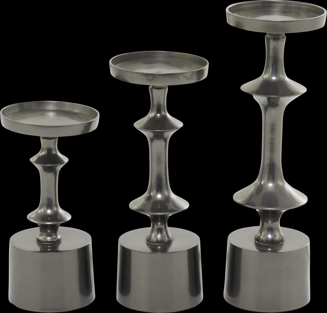 Vebius Black Candle Holder, Set of 3 - Thumbnail - Image 5