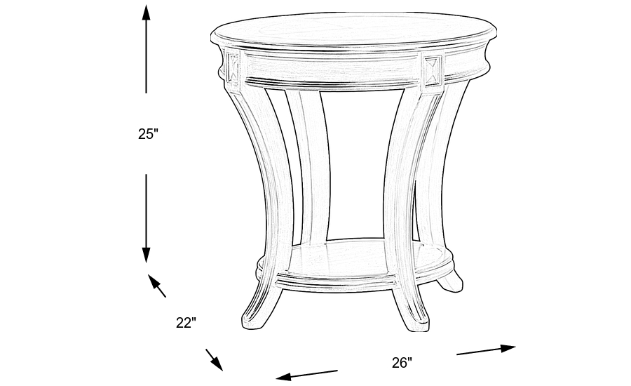 Dimension Image. Please refer to the Dimension Tab on this page for dimension details.