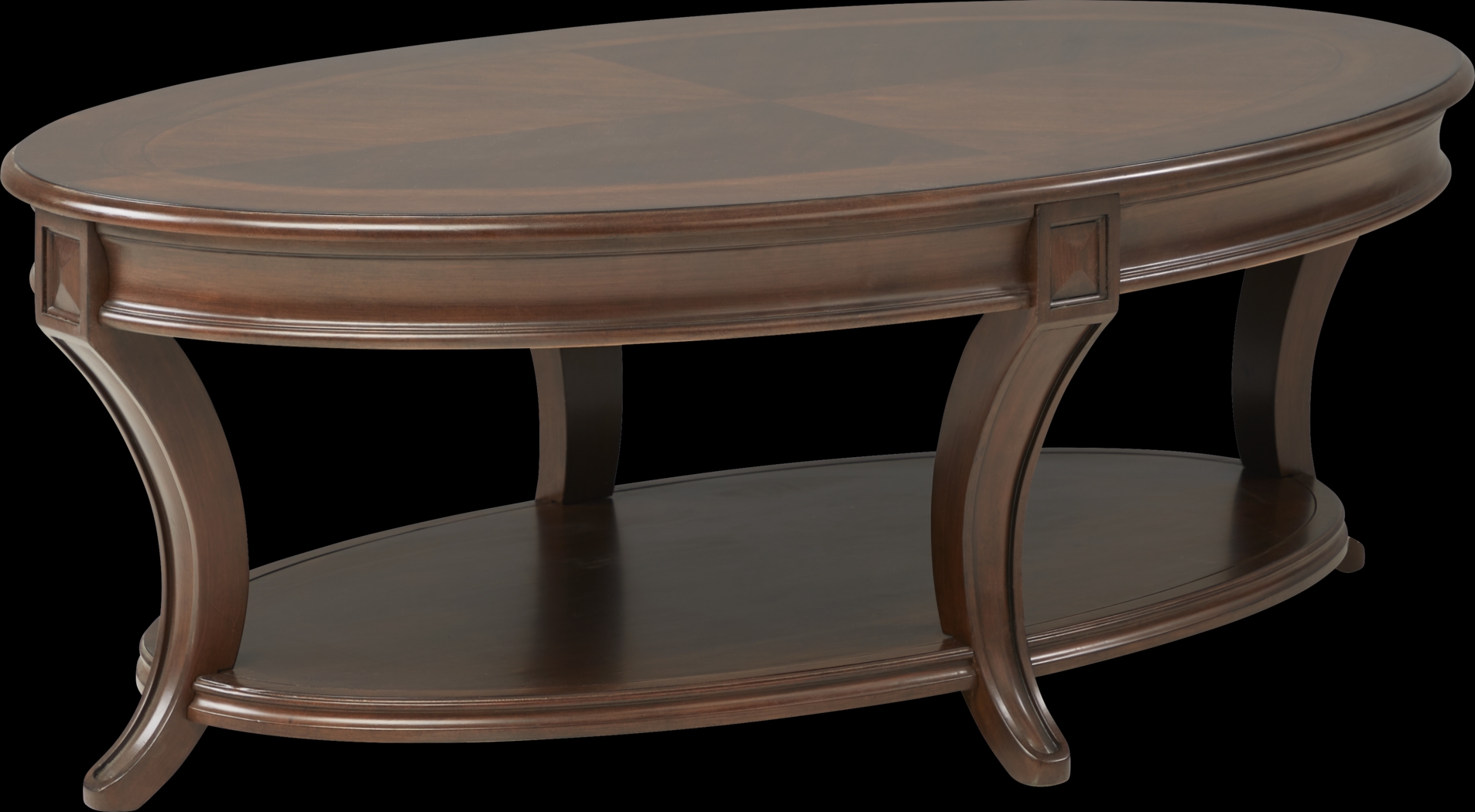 Veckerton Brown Cherry Cocktail Table - Thumbnail - Image 2