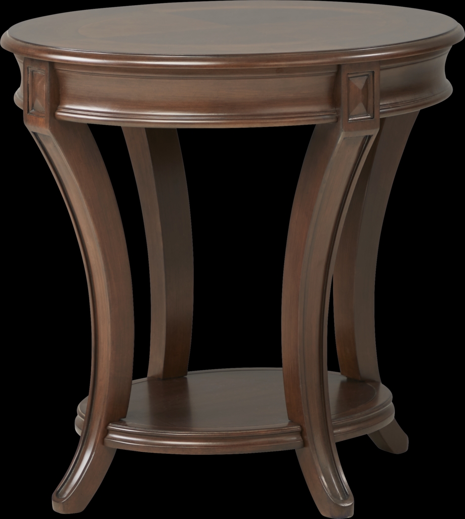Veckerton Brown Cherry End Table - Thumbnail - Image 2