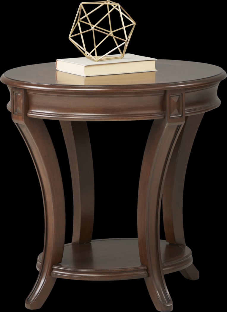 Veckerton Brown Cherry End Table - Thumbnail - Image 1