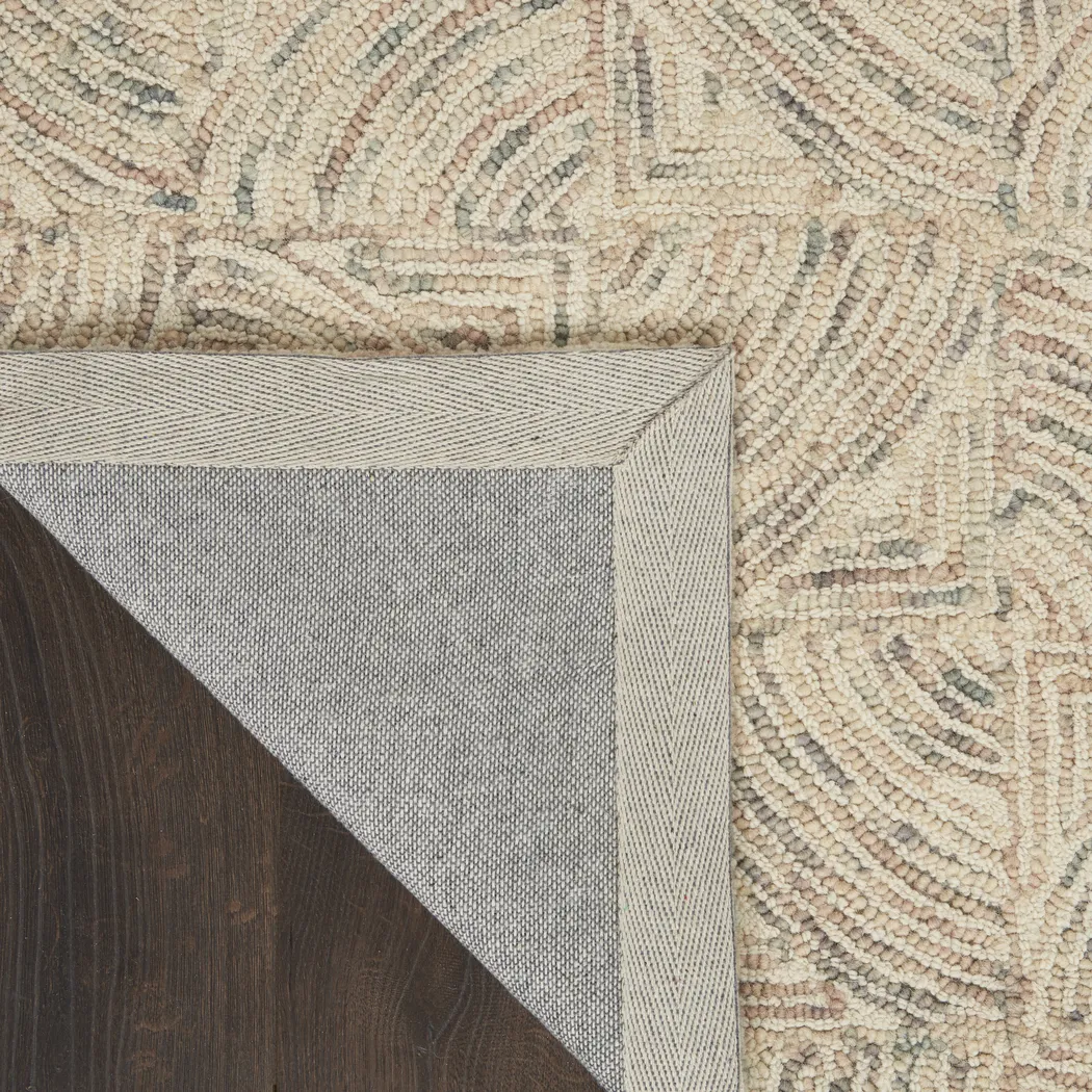 Vector Hills Beige 5' x 7'6 Rug - Thumbnail - Image 4