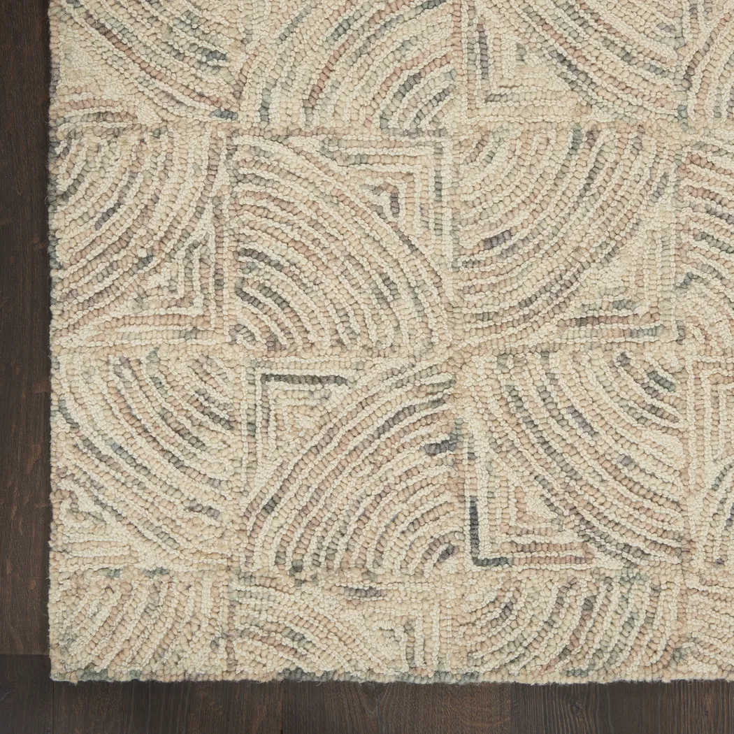 Vector Hills Beige 5' x 7'6 Rug - Thumbnail - Image 5