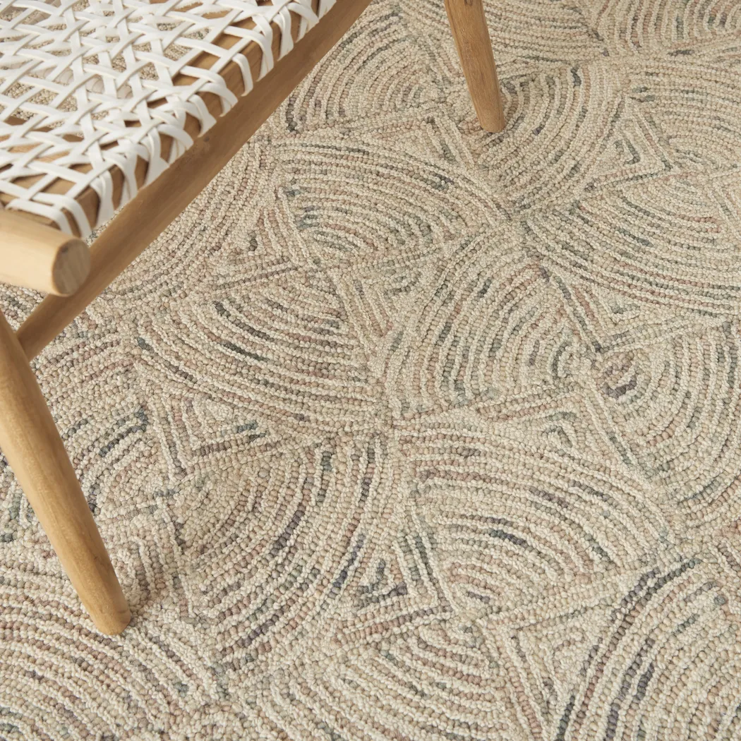 Vector Hills Beige 5' x 7'6 Rug - Thumbnail - Image 6