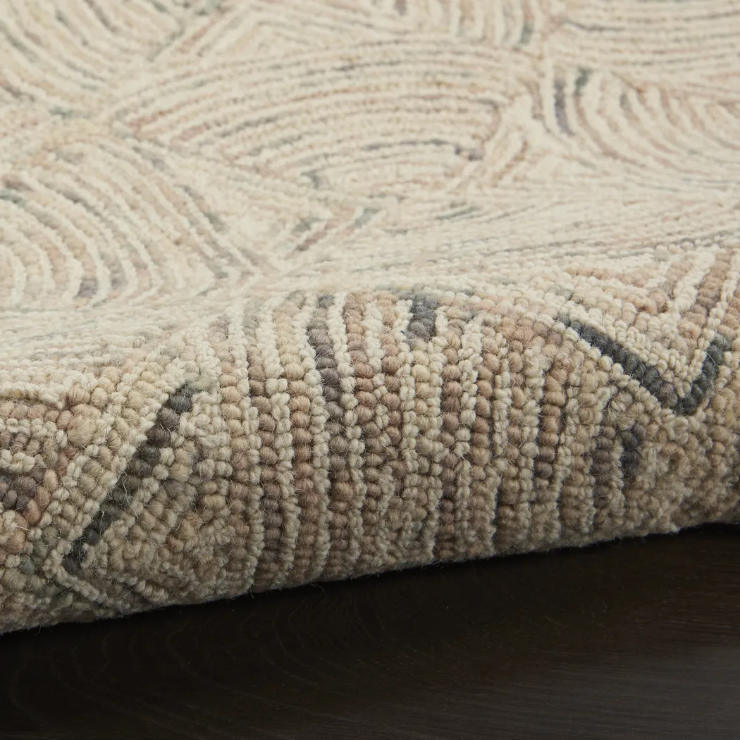 Vector Hills Beige 8' x 10'6 Rug - Thumbnail - Image 3
