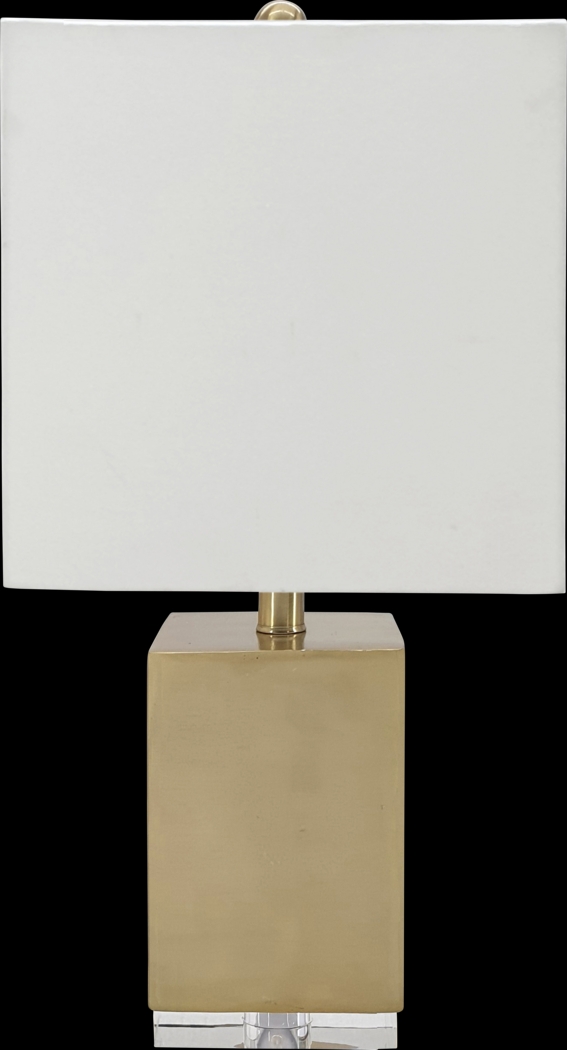 Veda Bend Gold Lamp - Thumbnail - Image 1