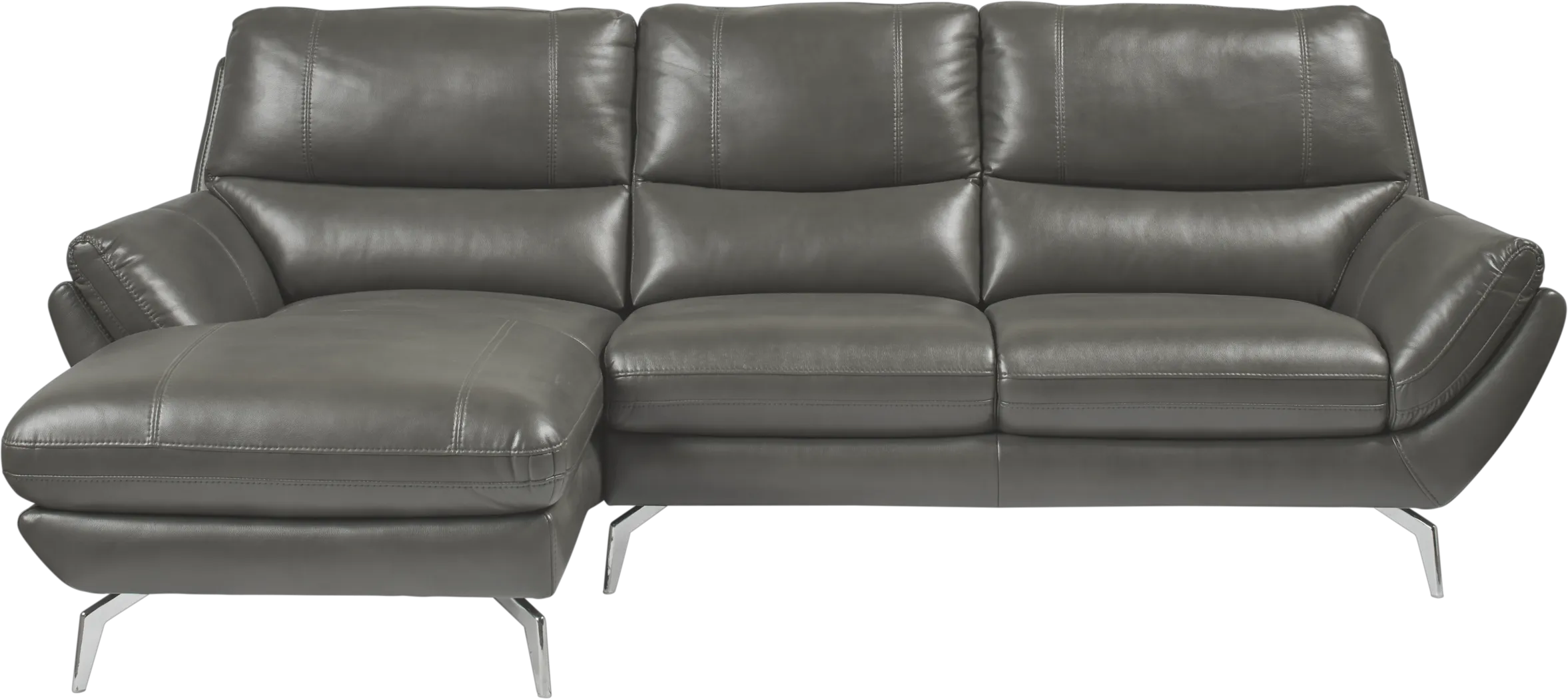 Veda Heights Gray 2 Pc Sectional - Thumbnail - Image 1