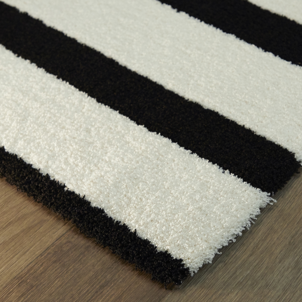 Vedand Black/White 7'10 x 10' Rug - Thumbnail - Image 5