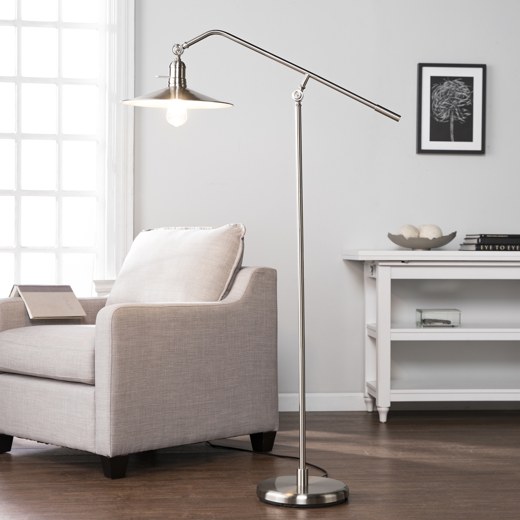 Veestige Gray Floor Lamp - Thumbnail - Image 2