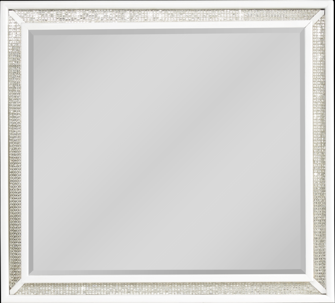 Vegas White 5 Pc Queen Panel Bedroom - Thumbnail - Image 7