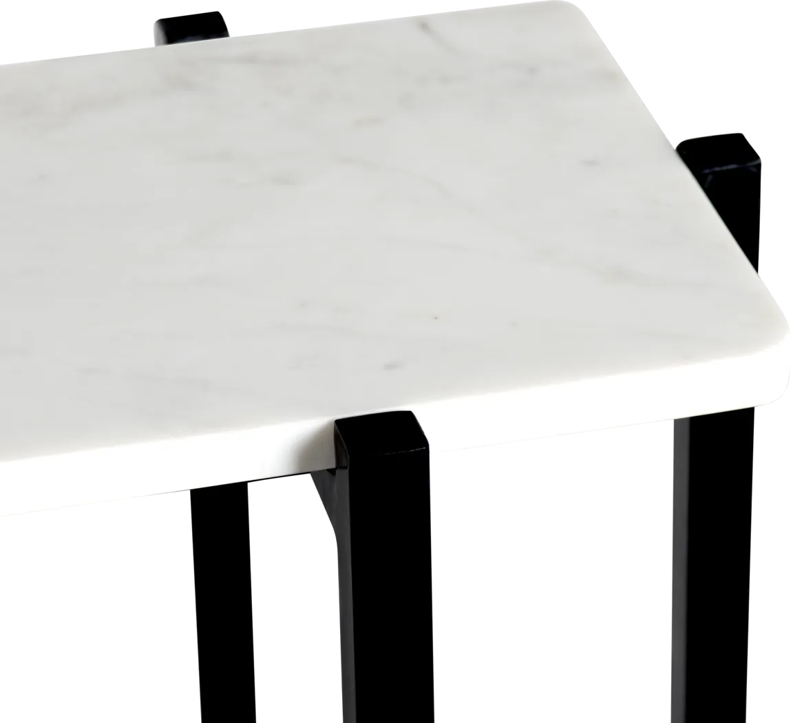 Veilleux White Console Table - Thumbnail - Image 4