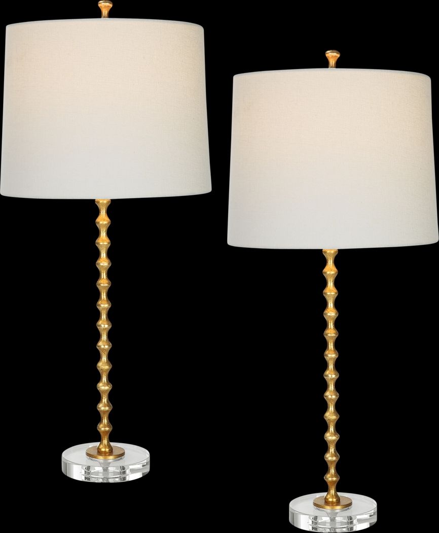 Velarde Way Gold Table Lamps, Set of 2 - Thumbnail - Image 5