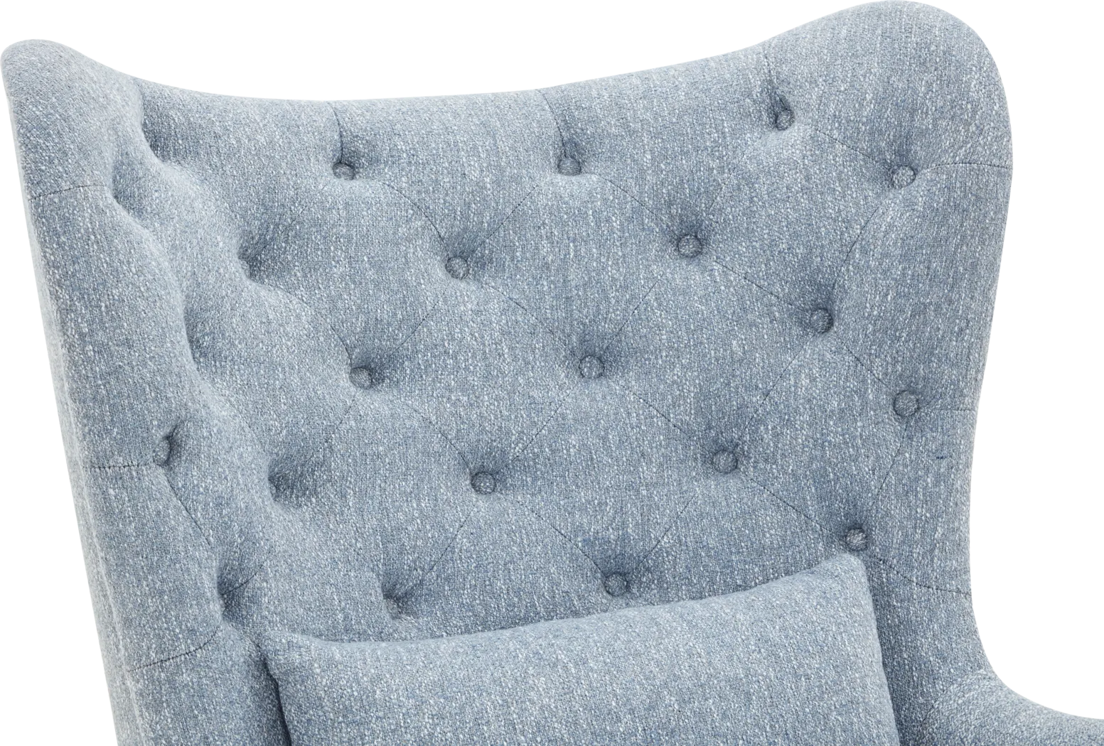 Velina Sky Swivel Chair - Thumbnail - Image 4