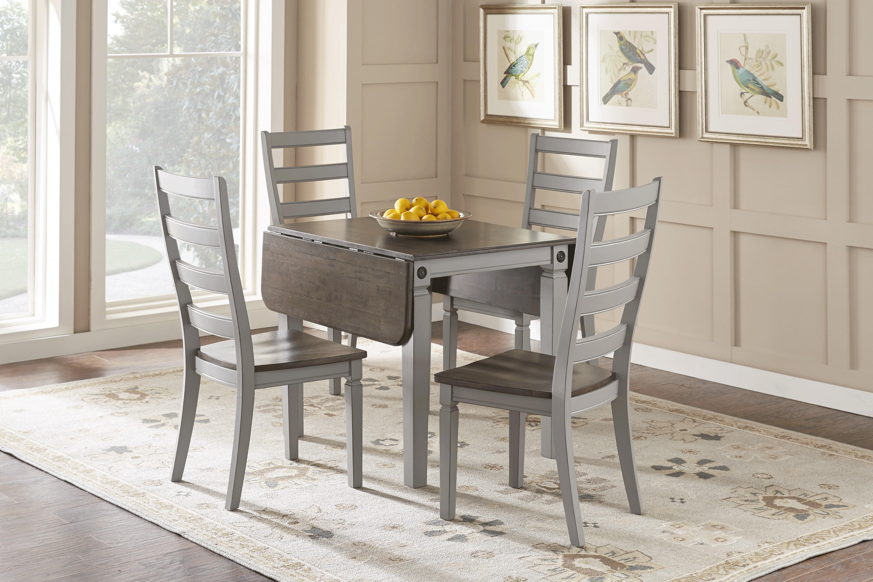 Velino Gray Side Chair - Thumbnail - Image 2