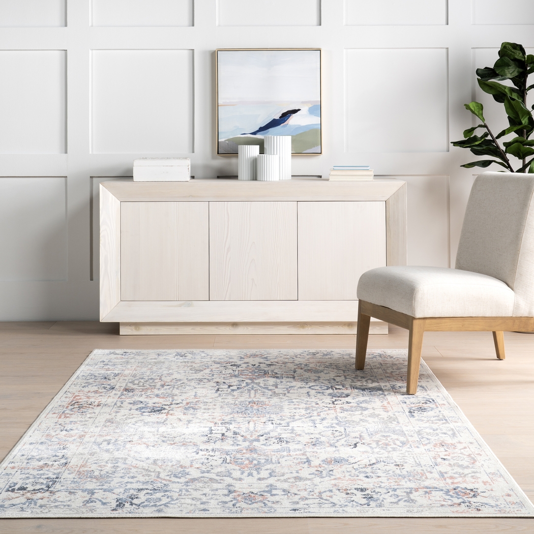 Vellitu Blue 3' x 5' Rug - Thumbnail - Image 8