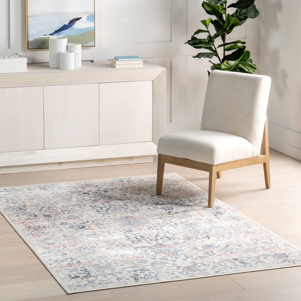 Vellitu Blue 4' x 6' Rug - Thumbnail - Image 2