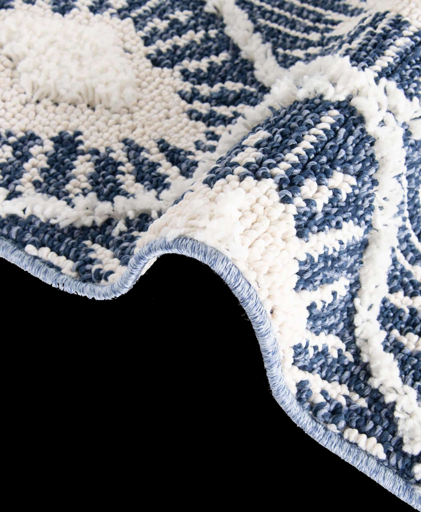 Vellum Navy 5'3 x 8' Rug - Thumbnail - Image 4